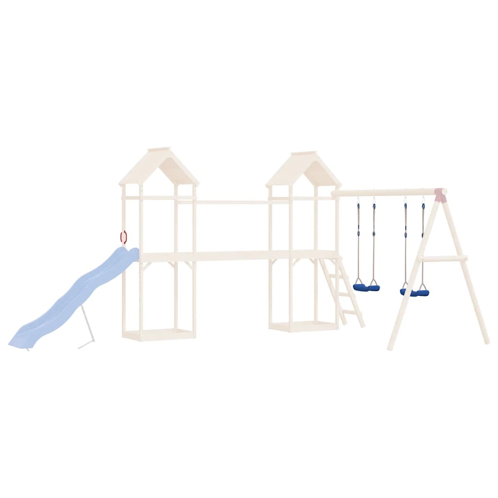 Schommelzitjes 2 st met touwen 37x15 cm polyetheen blauw