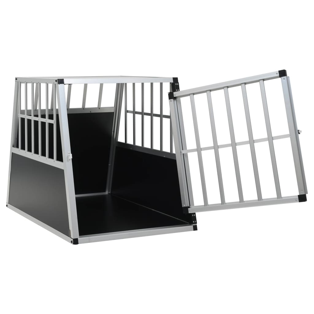 Hondenbench Met Enkele Deur 65X91X69,5 Cm 65 x 91 x 69.5 cm