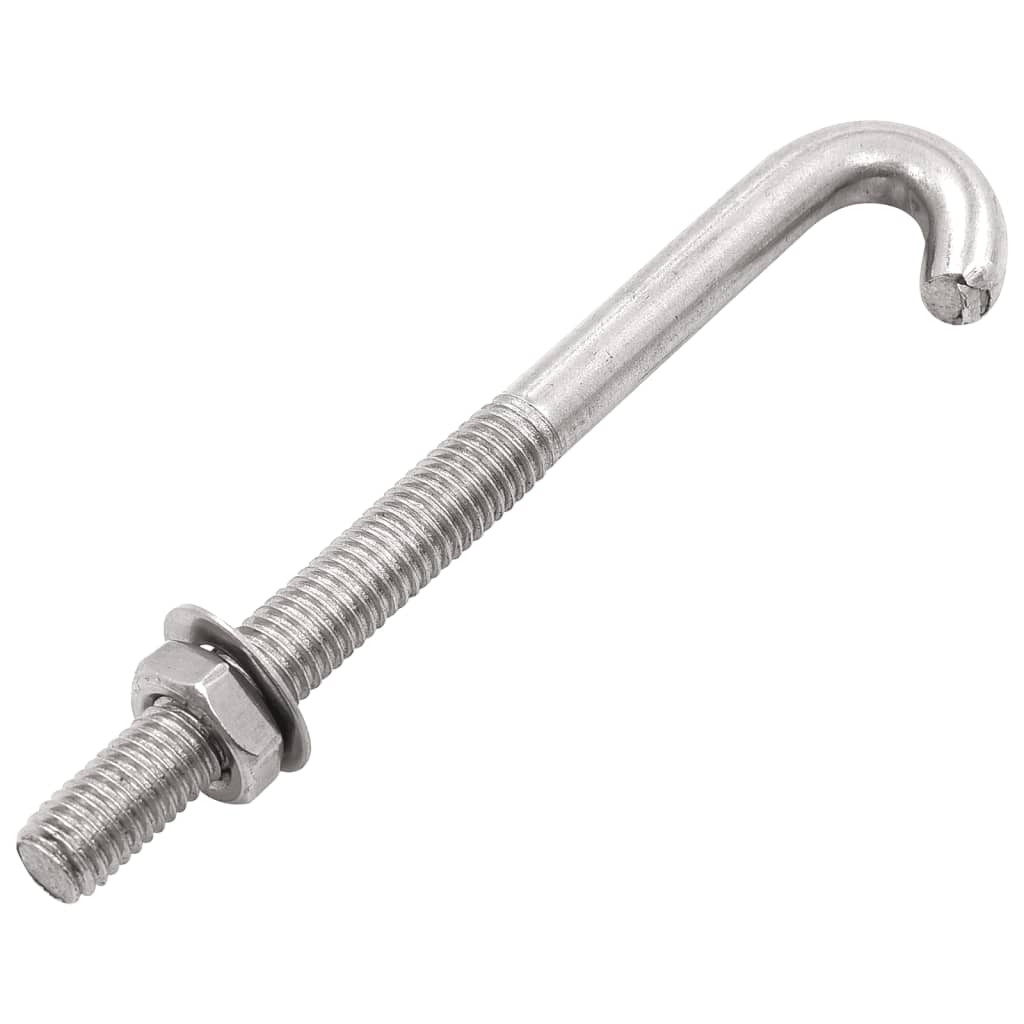 Verankerde J-Bout Met Moer En Sluitring 25 Sets M8X