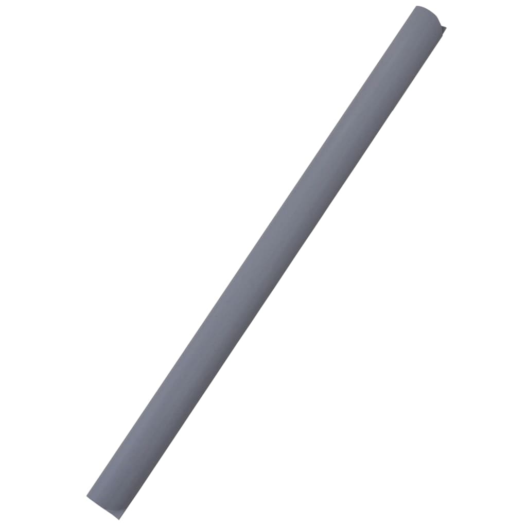 Tuinscherm 70x0,19 m PVC lichtgrijs