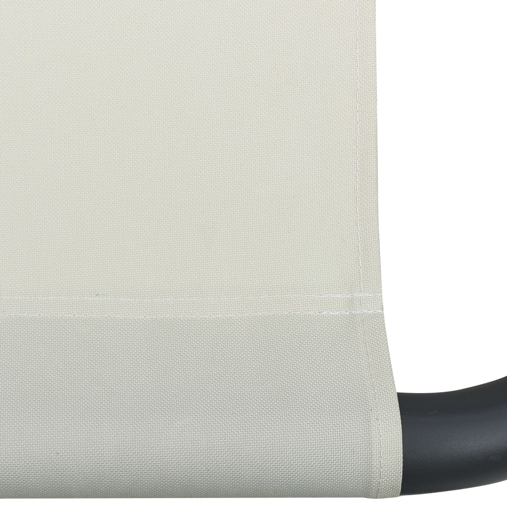 Tuinbed 200x90 cm staal crème