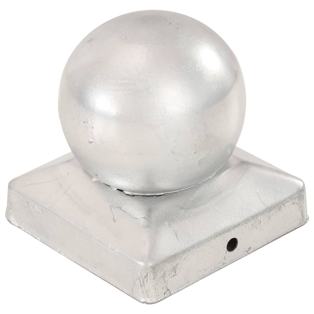 Paalkappen Bol Gegalvaniseerd 91 x 91 mm Metaal