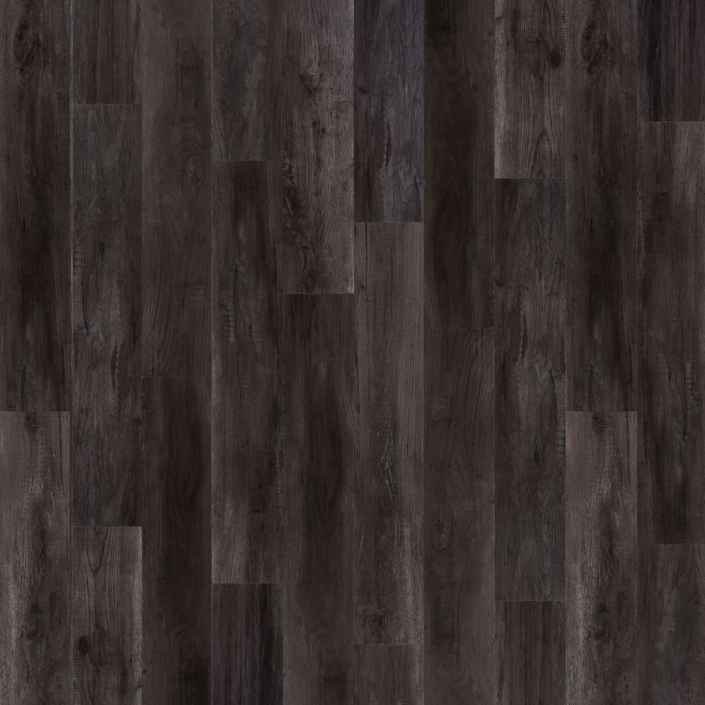 Wallart Planken Hout-Look Schuurhout Eiken 15 Houtskoolzwart