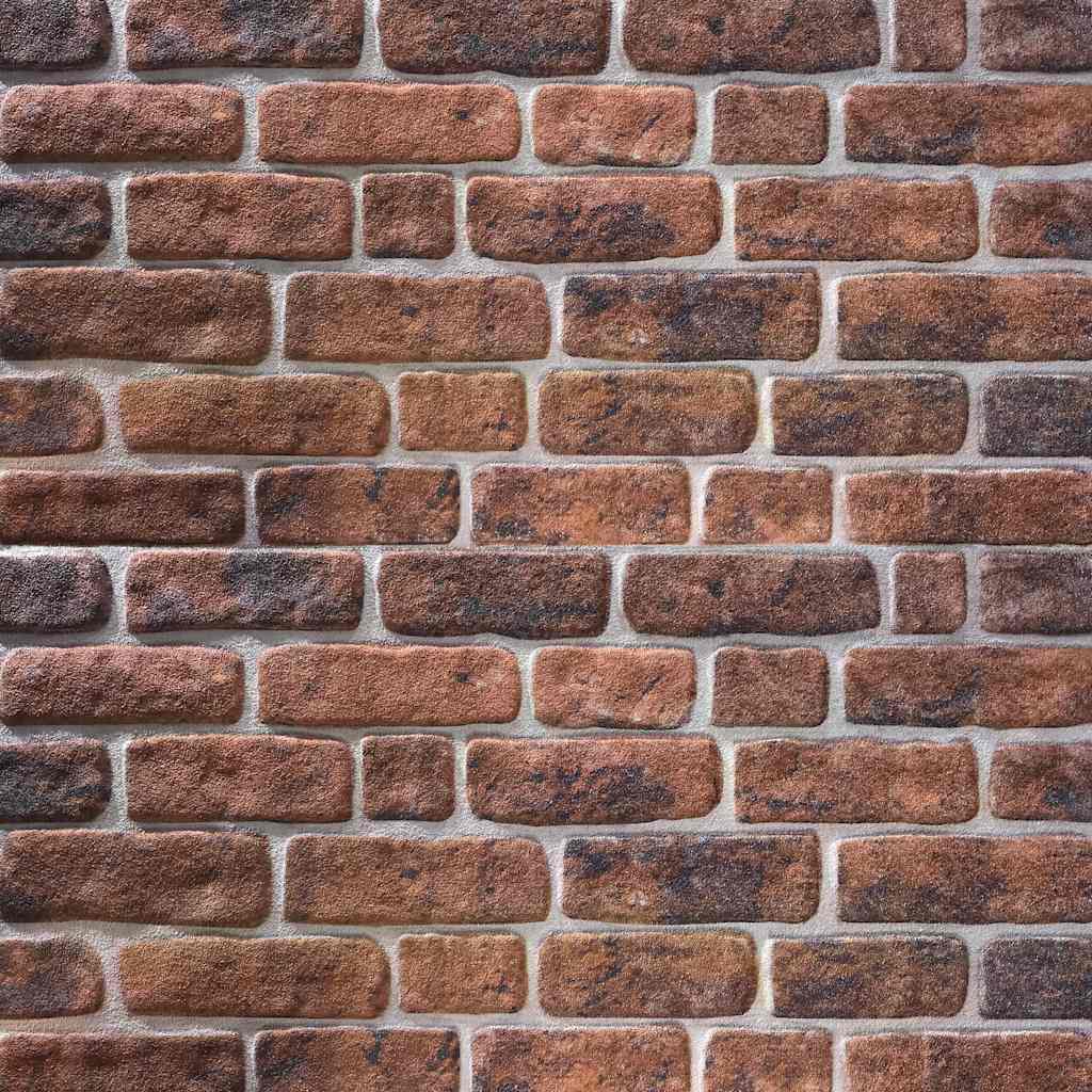 Wandpanelen 3D Donkerbruine Baksteen Eps brown brick