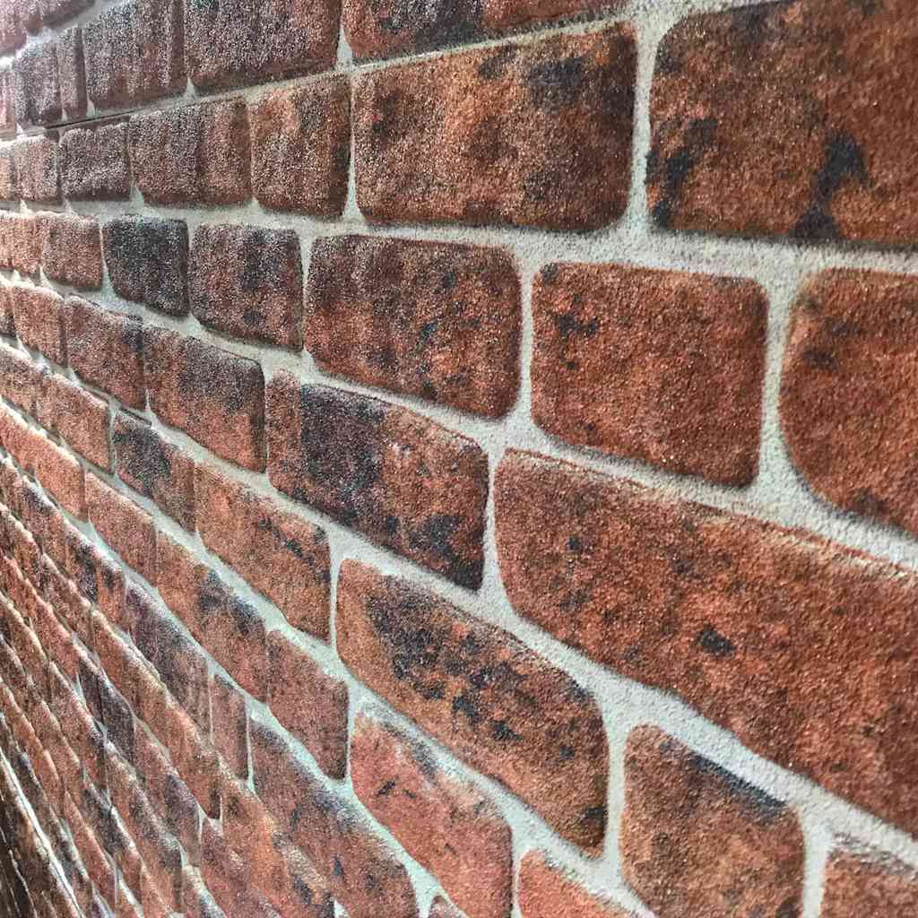 Wandpanelen 3D Donkerbruine Baksteen Eps brown brick
