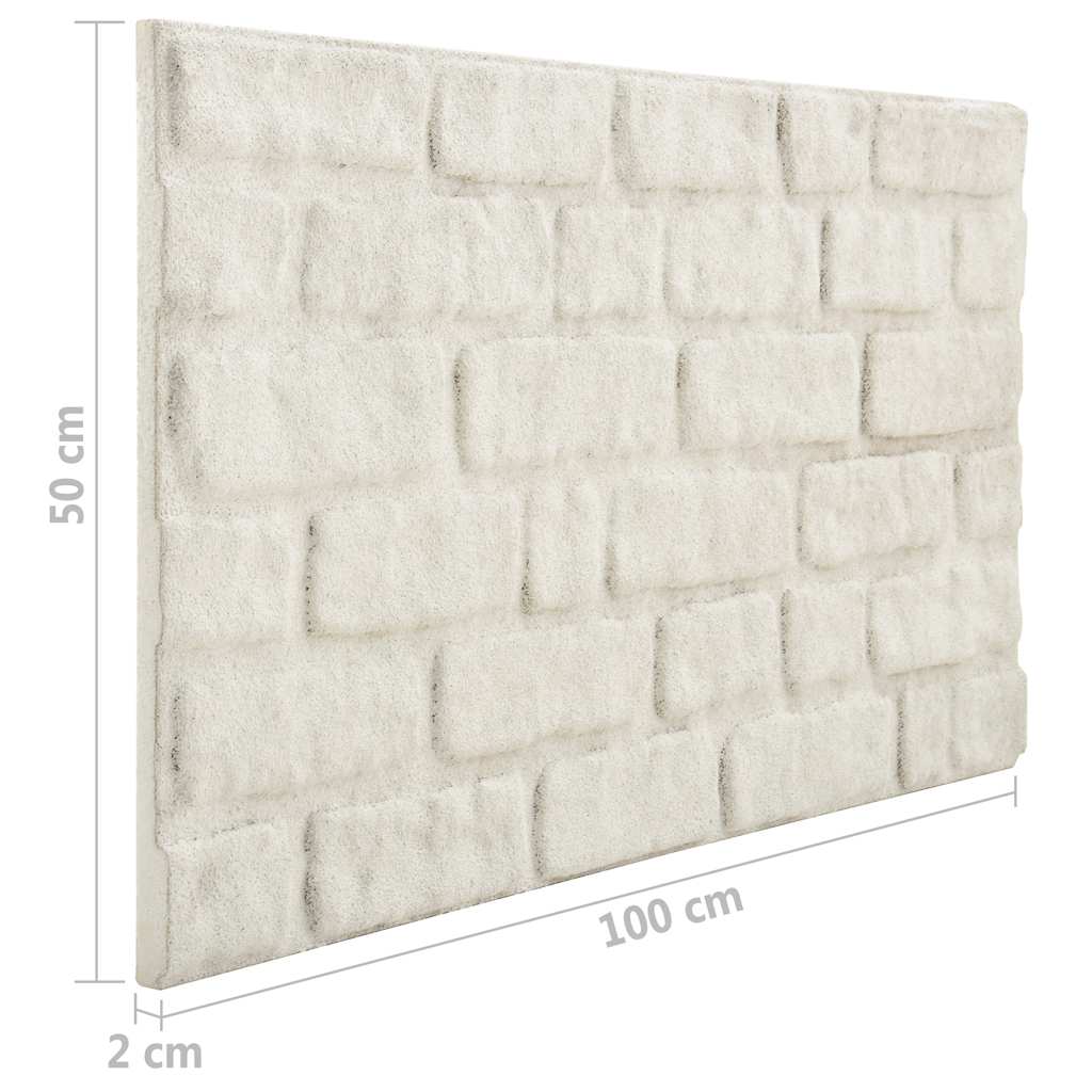 Wandpanelen 3D Te Baksteen Eps Wit