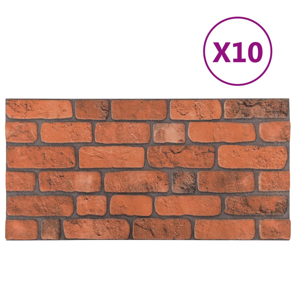 Wandpanelen 3D Kleurige Baksteen Eps Terracotta