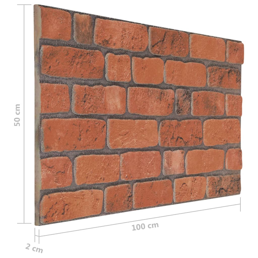 Wandpanelen 3D Kleurige Baksteen Eps Terracotta