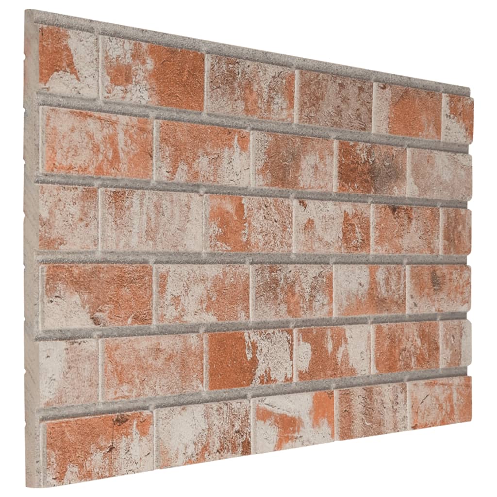 Wandpanelen 3D Rode Baksteen Eps orange