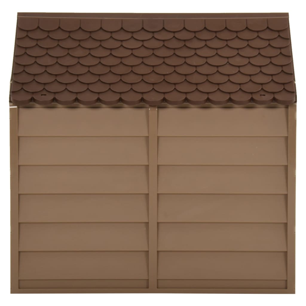 Hondenhok 71X71,5X68 Cm Pp Bruin 71 x 71.5 x 68 cm