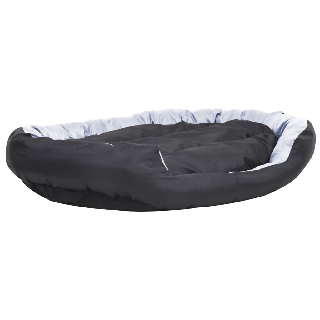 Hondenkussen Omkeerbaar En Wasbaar 150 x 120 x 25 cm Grijs en zwart