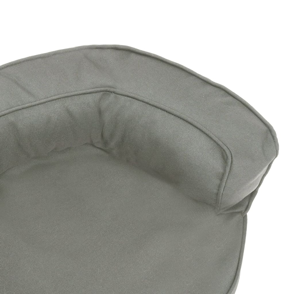 Hondenbed Ergonomisch Linnen-Look 60 x 42 cm Grijs