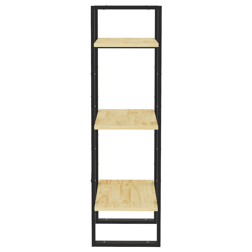 Boekenkast met 3 schappen 40x30x105 cm massief grenenhout