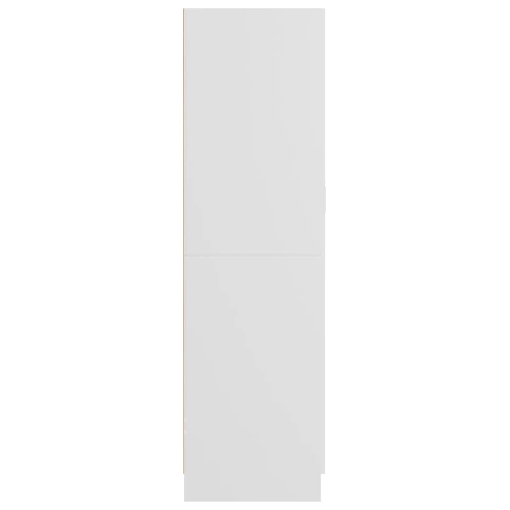 Kledingkast 82,5x51,5x180 cm bewerkt hout wit