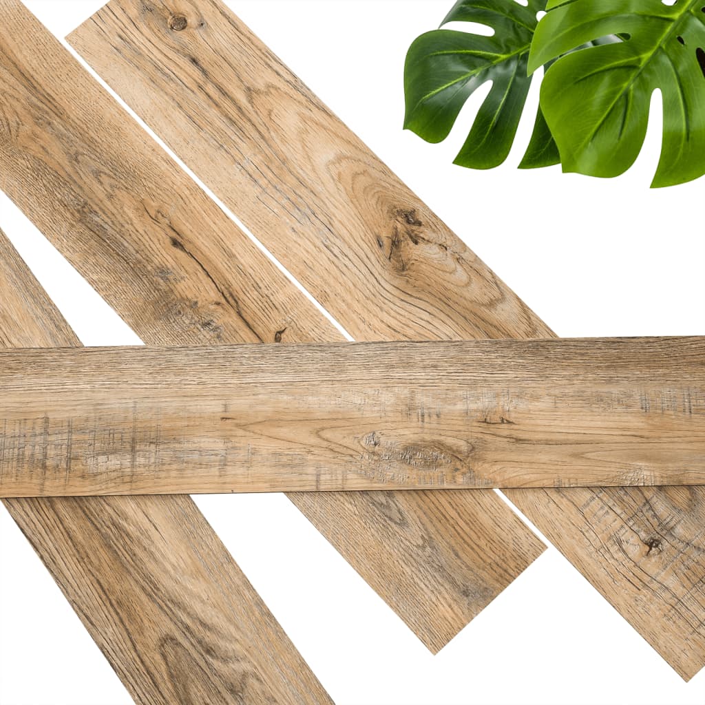 Wallart Planken Gl-Wa30 Hout-Look Eikenhout Vintagebruin