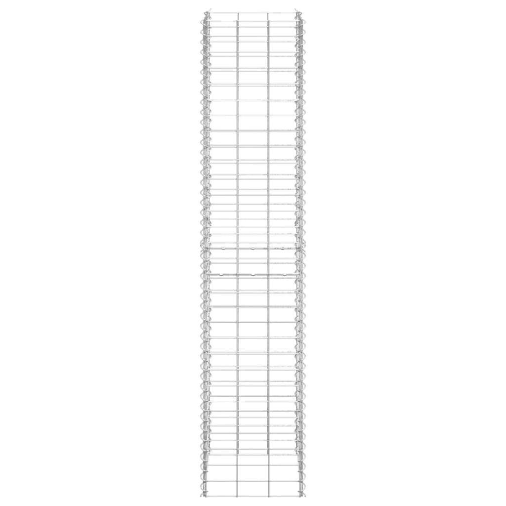 Schanskorf Plantenbakken 3 St Verhoogd 30X30X150 Cm Ijzer 30 x 30 x 150 cm (3 pcs)