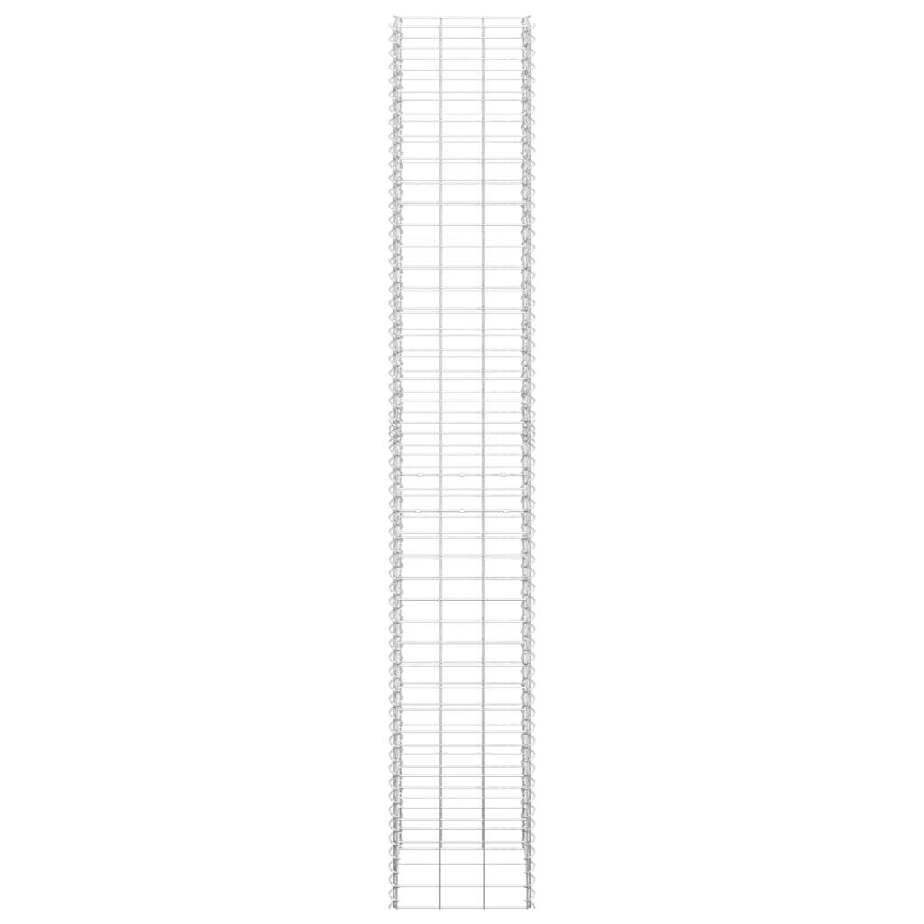 Schanskorf Plantenbakken 3 St Verhoogd 30X30X200 Cm Ijzer 30 x 30 x 200 cm (3 pcs)
