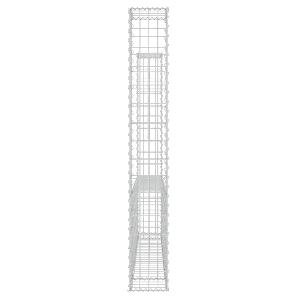 Schanskorf U-Vormig Met 2 Palen Ijzer 140 x 20 x 150 cm