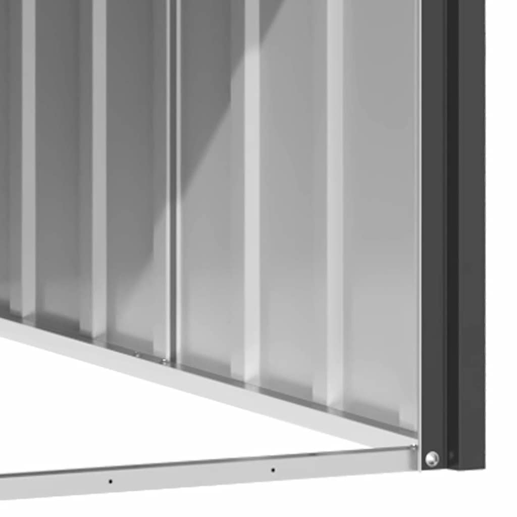 Hondenhok 116,5X153X81,5 Cm Gegalvaniseerd Staal Kleur 116.5 x 153 x 81.5 cm Antraciet