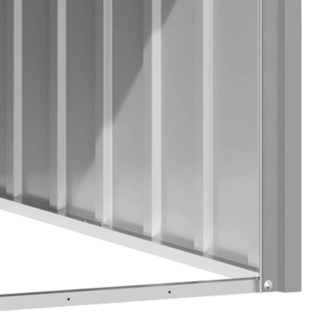 Hondenhok 116,5X103X81,5 Cm Gegalvaniseerd Staal 116.5 x 103 x 81.5 cm Grijs