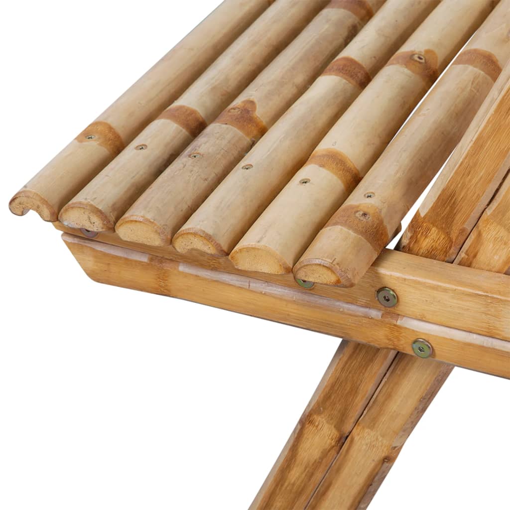 Picknicktafel 115x115x81 cm bamboe