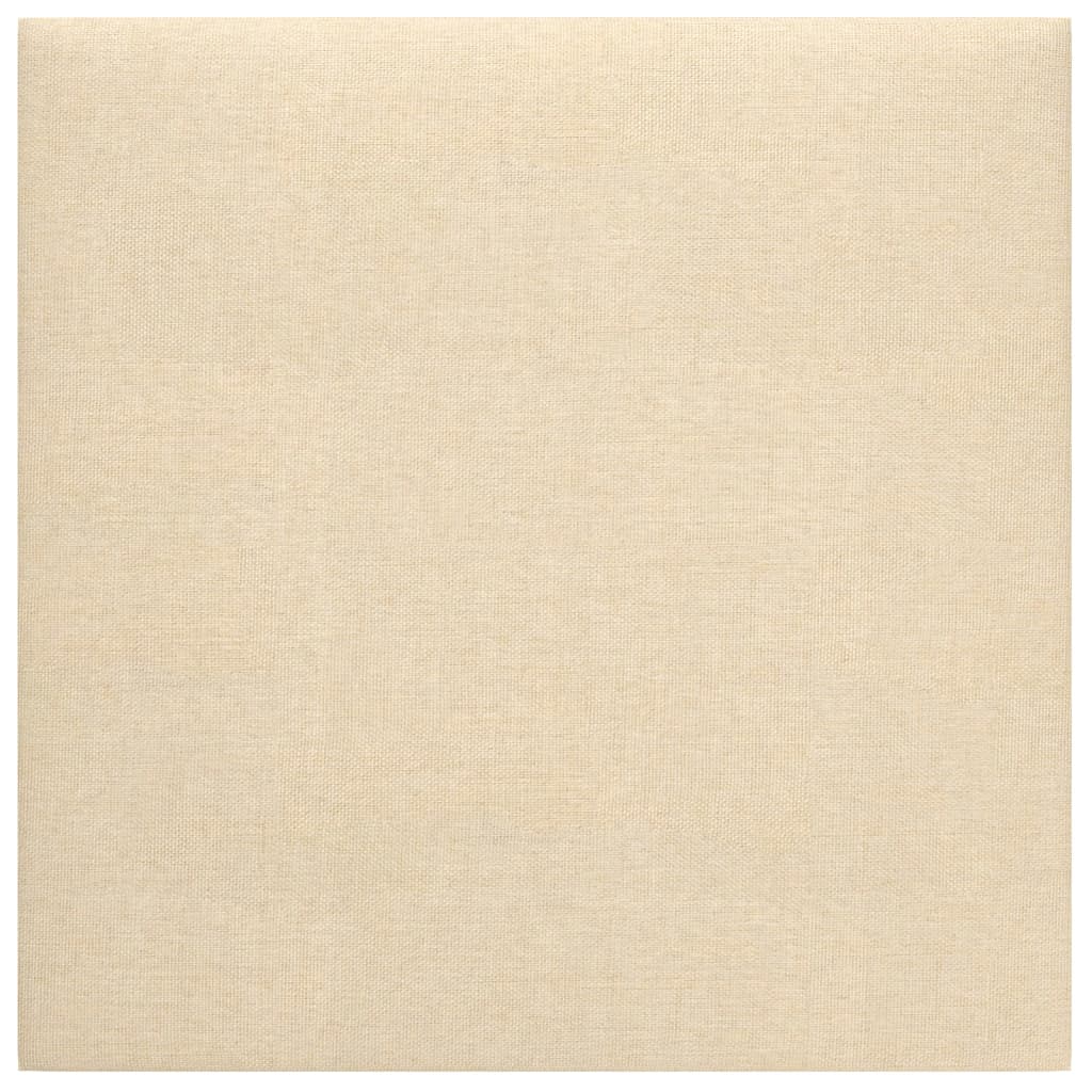 Wandpanelen 1,08 M² Stof Kleurig Crème 30 x 30 cm Rechthoekig