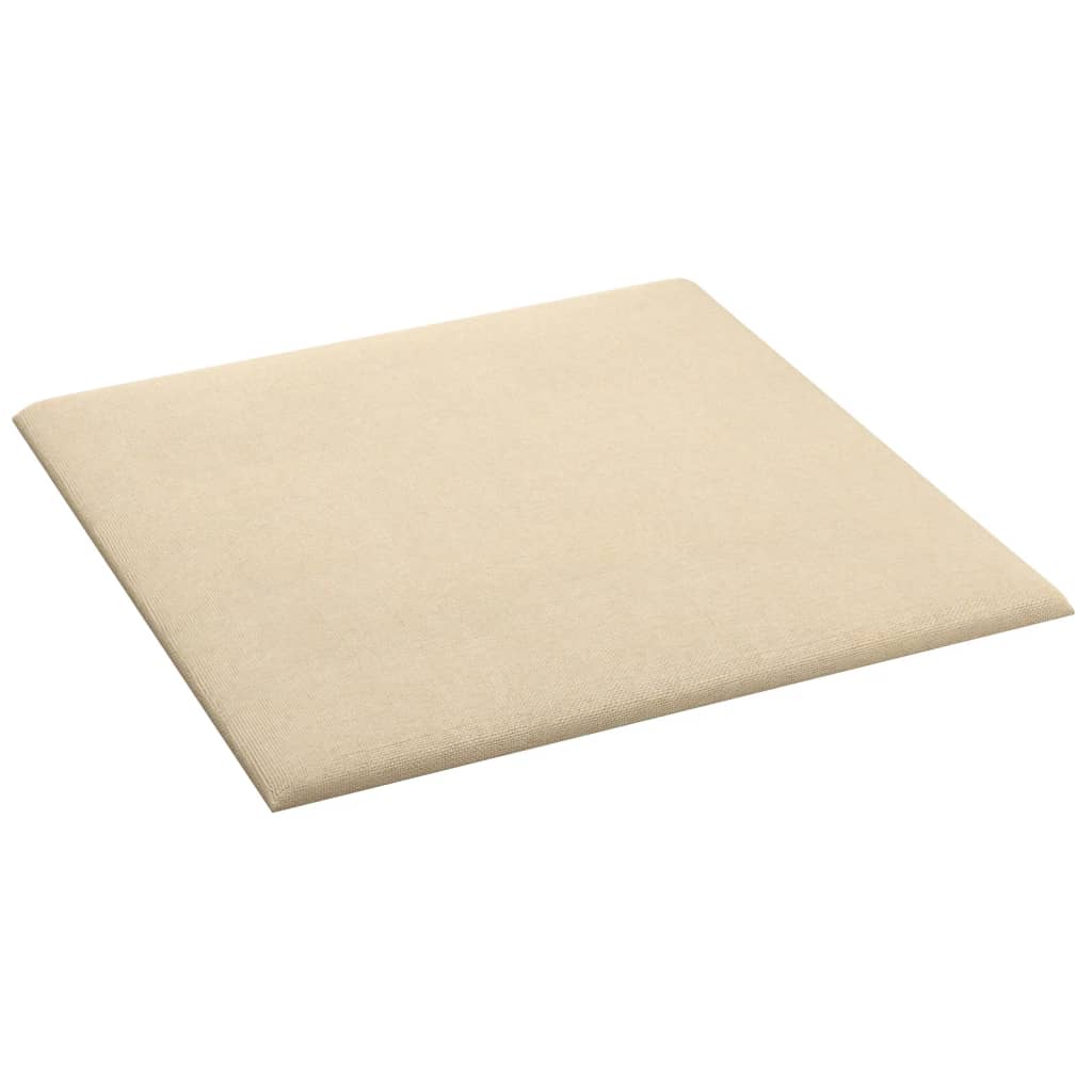 Wandpanelen 1,08 M² Stof Kleurig Crème 30 x 30 cm Rechthoekig