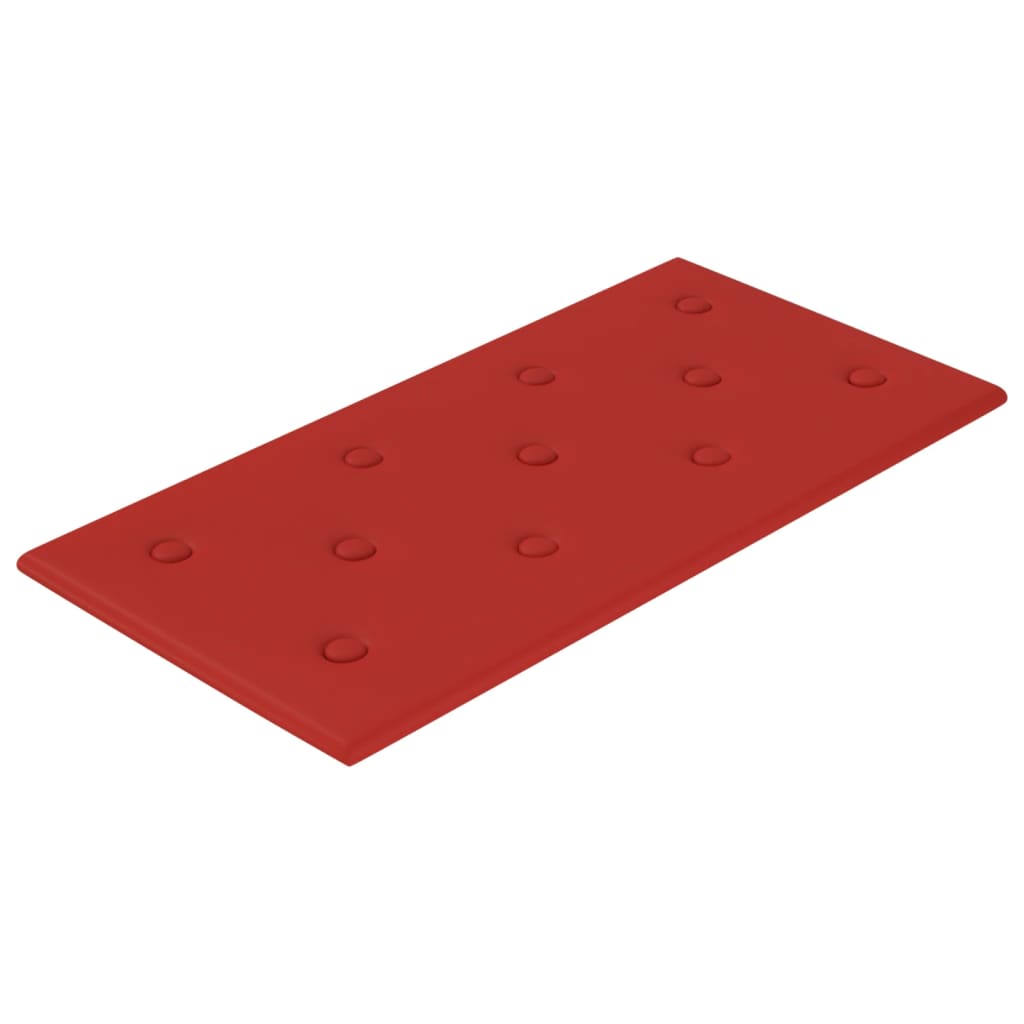 Wandpanelen 2,16 M² Kunstleer 60 x 30 cm Wijnrood