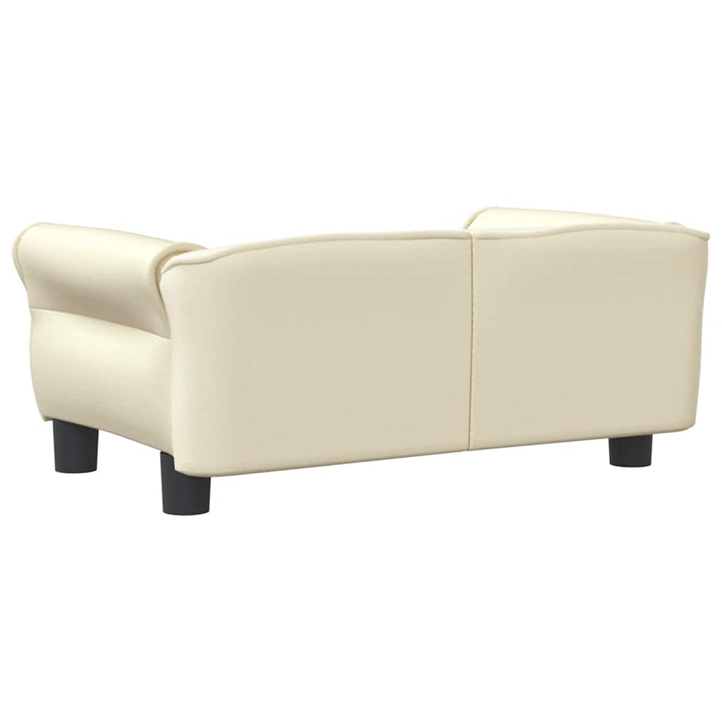 Hondenmand Kleurig 70 x 45 x 30 cm Crème Kunstleer