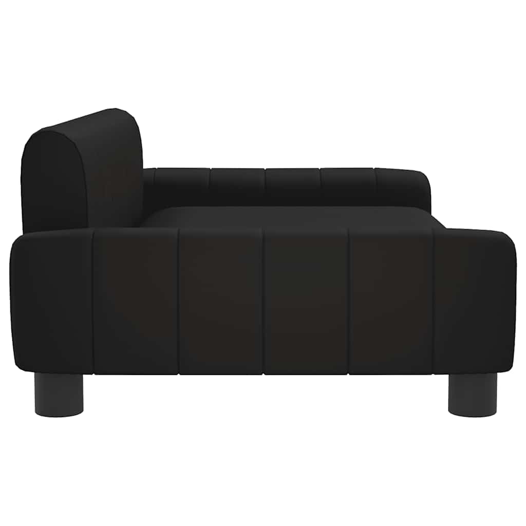 Hondenmand 90 x 53 x 30 cm Zwart Kunstleer