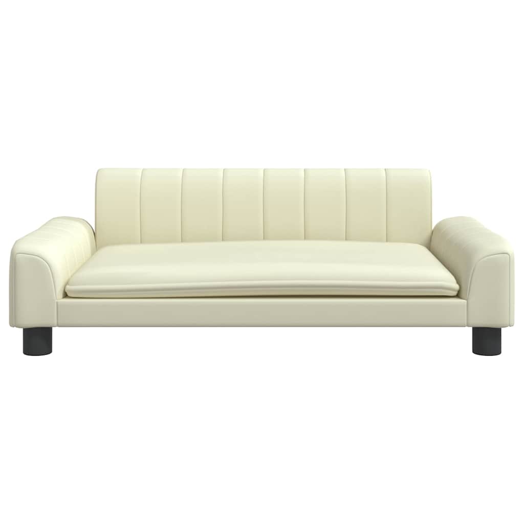 Hondenmand Kleurig 90 x 53 x 30 cm Crème Kunstleer