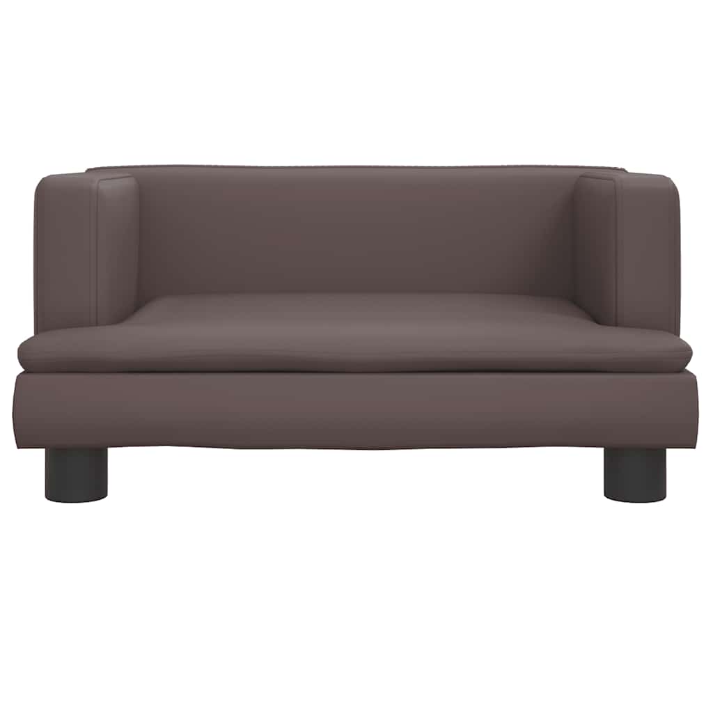 Hondenmand 60 x 40 x 30 cm Bruin Kunstleer