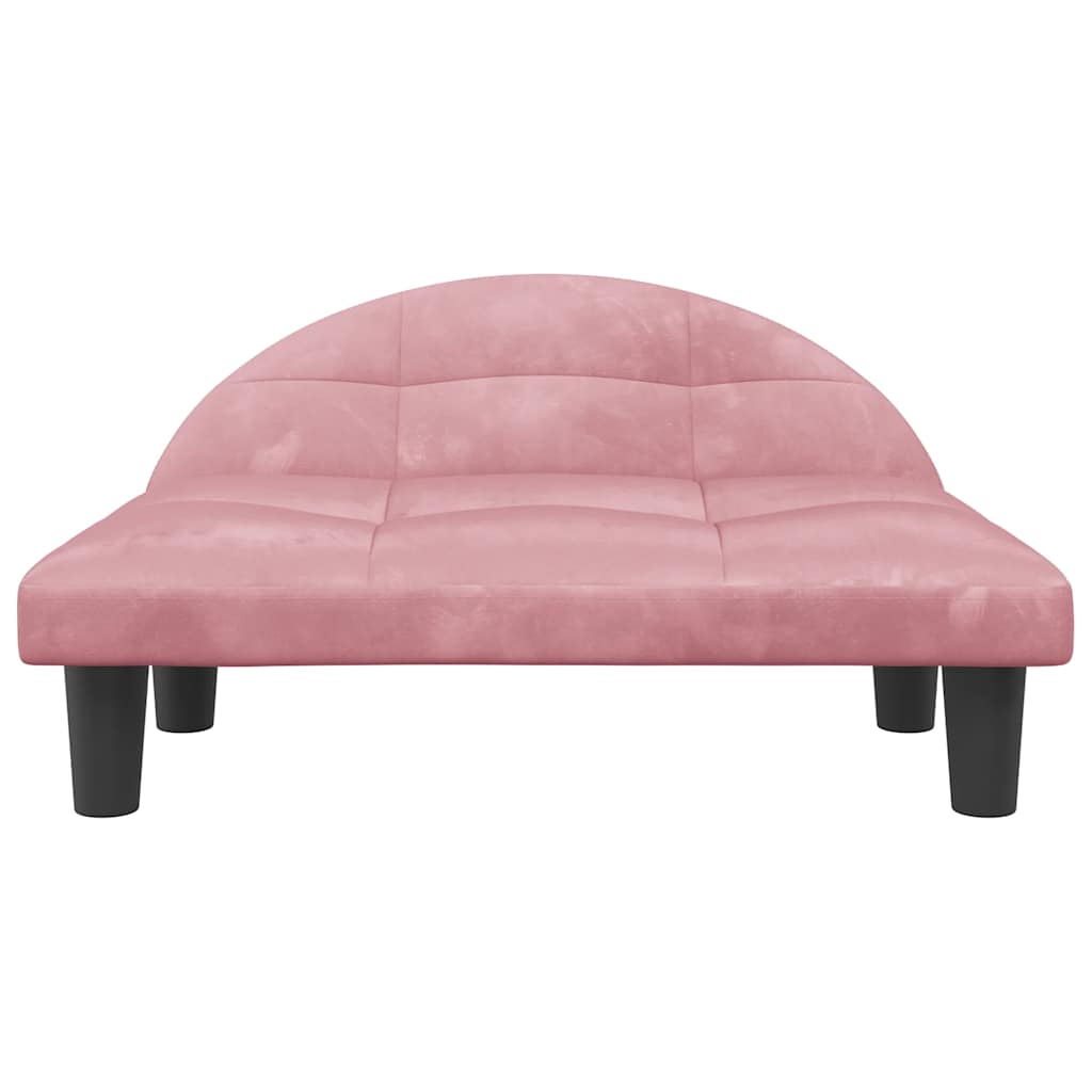 Hondenmand 70X52X30 Cm Roze Fluweel