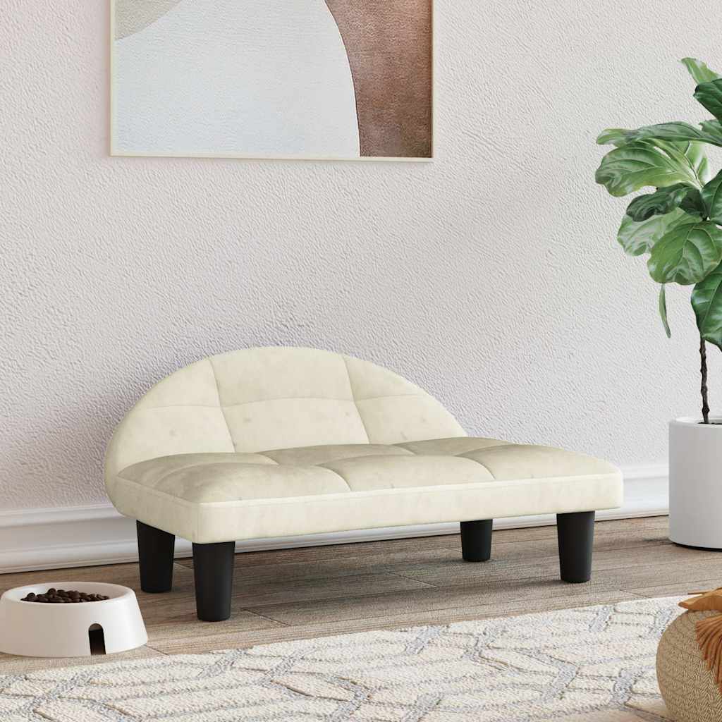 Hondenmand 70X52X30 Cm Kleurig Crème Fluweel