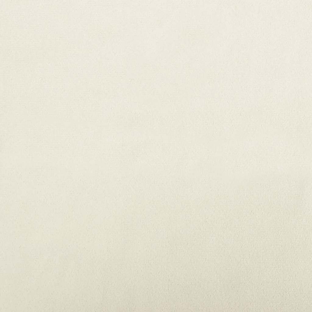 Hondenmand Fluweel Kleurig 100 x 54 x 33 cm Crème