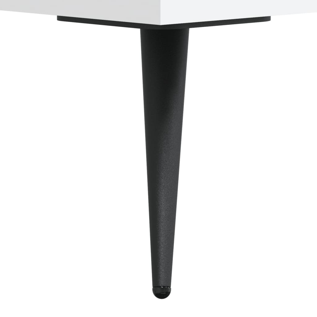 Salontafel 102x50x40 cm bewerkt hout wit