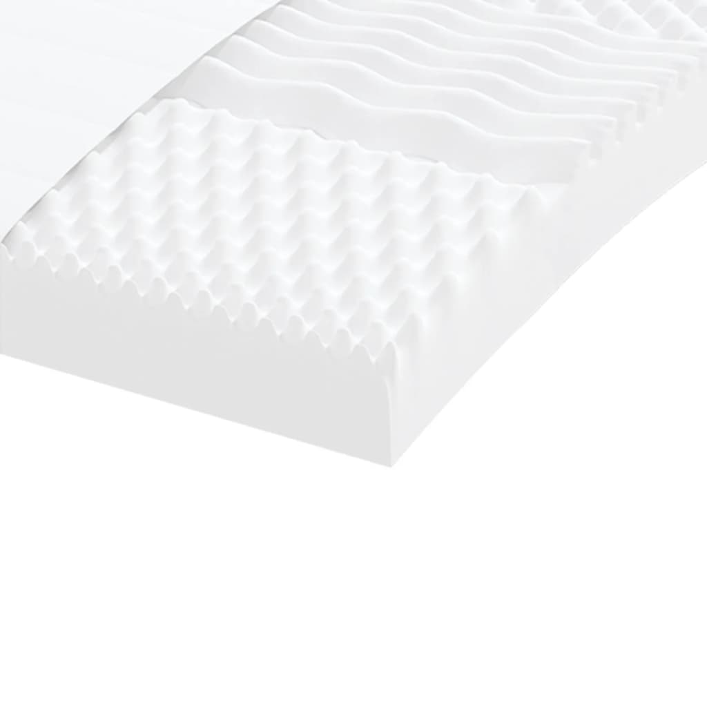 Schuimmatras 7 zones hardheid 20 ILD 100x200 cm wit