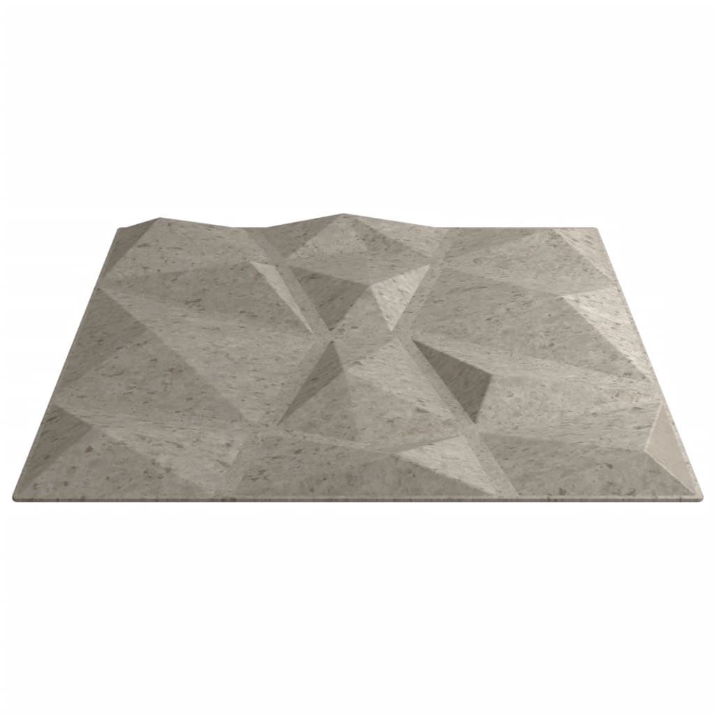 Wandpanelen Diamant 6 M² 50X50 Cm Xps 24 Betongrijs