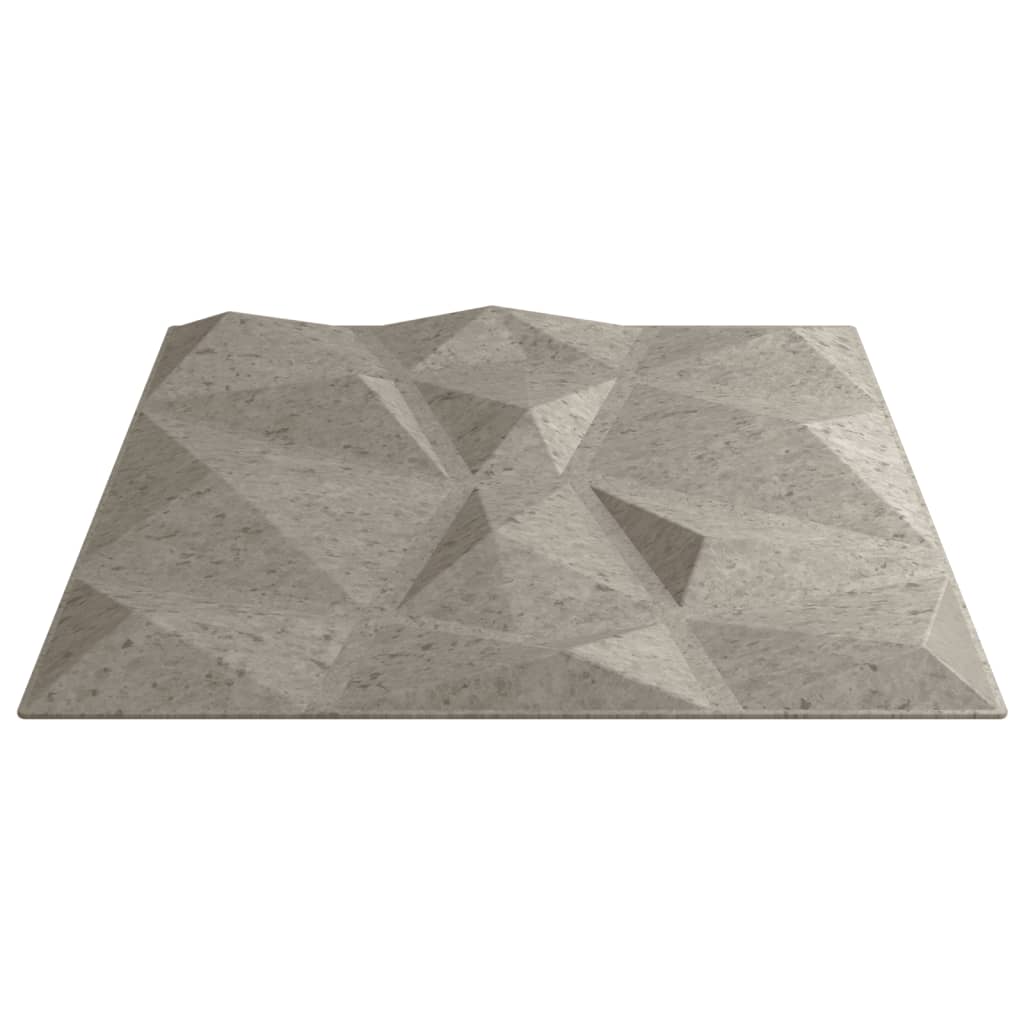 Wandpanelen Diamant 12 M² 50X50 Cm Xps 48 Betongrijs
