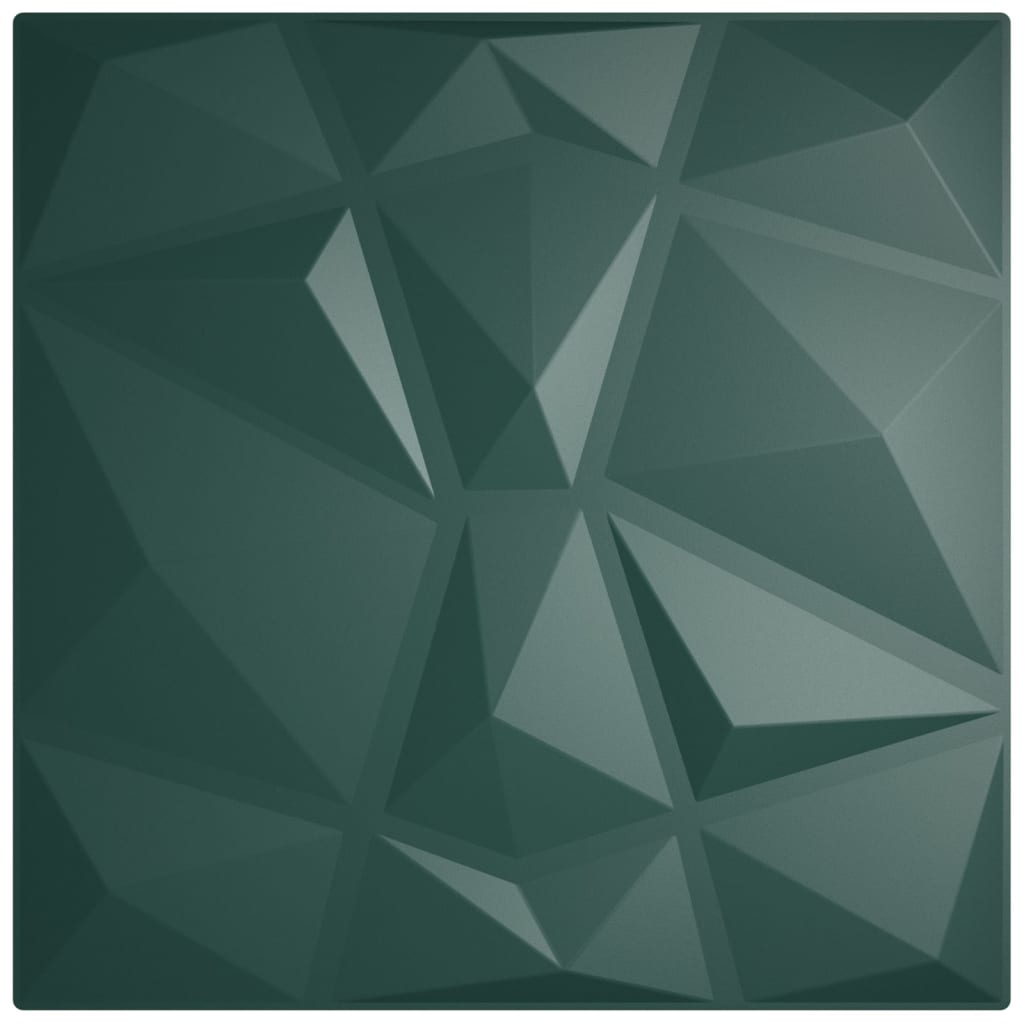 Wandpanelen Diamant 6 M² 50X50 Cm Xps 24 Groen