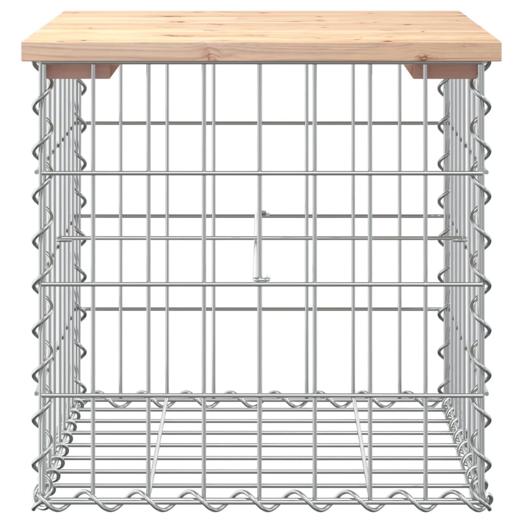 Tuinbank Schanskorfontwerp Massief Grenenhout 43 x 44 x 42 cm Natuurlijk grenenhout