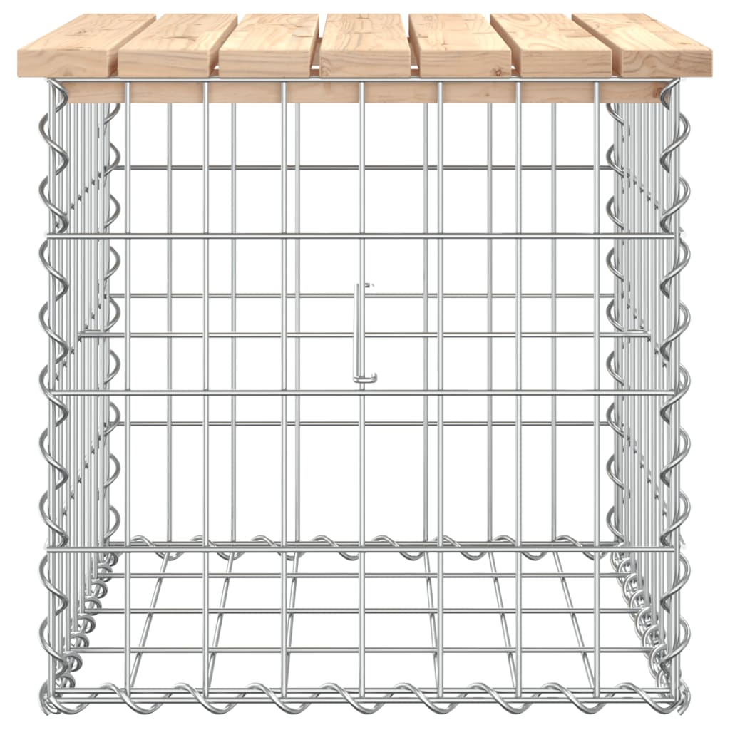 Tuinbank Schanskorfontwerp Massief Grenenhout 43 x 44 x 42 cm Natuurlijk grenenhout