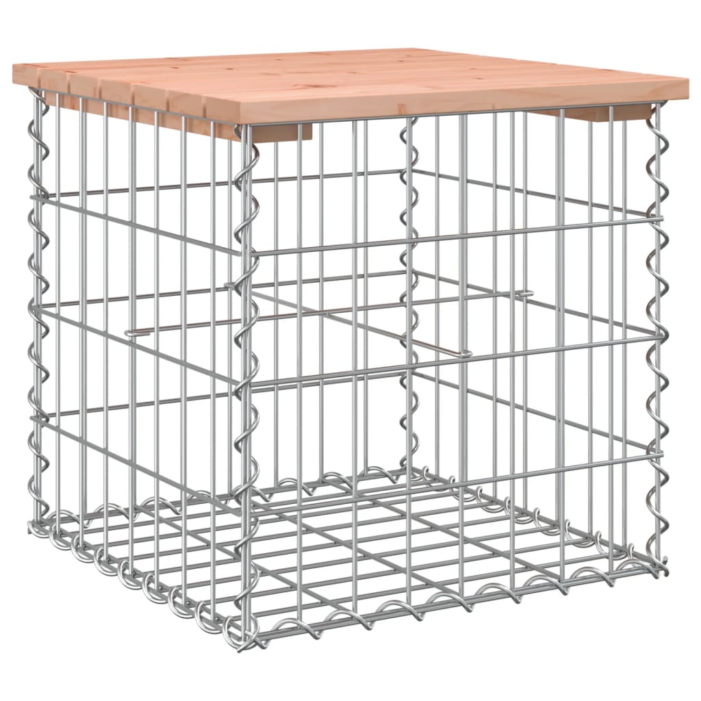 Tuinbank Schanskorfontwerp Massief Douglashout 43 x 44 x 42 cm Natuurlijk douglashout