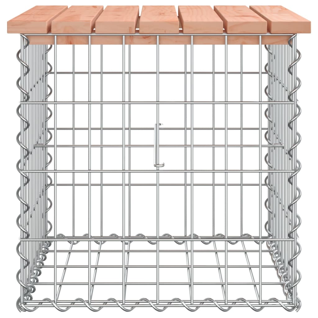 Tuinbank Schanskorfontwerp Massief Douglashout 43 x 44 x 42 cm Natuurlijk douglashout