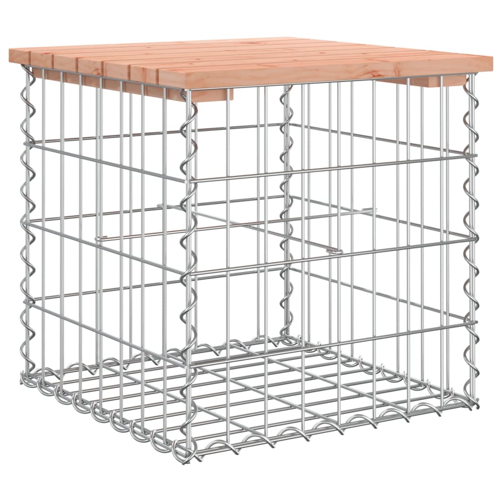 Tuinbank Schanskorfontwerp Massief Douglashout 43 x 44 x 42 cm Natuurlijk douglashout