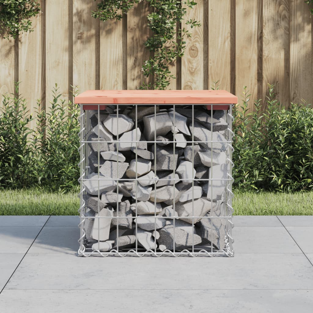 Tuinbank Schanskorfontwerp Massief Douglashout 43 x 44 x 42 cm Natuurlijk douglashout