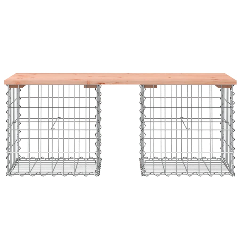 Tuinbank Schanskorfontwerp 103X44X42 Cm Massief Douglashout 44 x 103 x 42 cm Natuurlijk douglashout