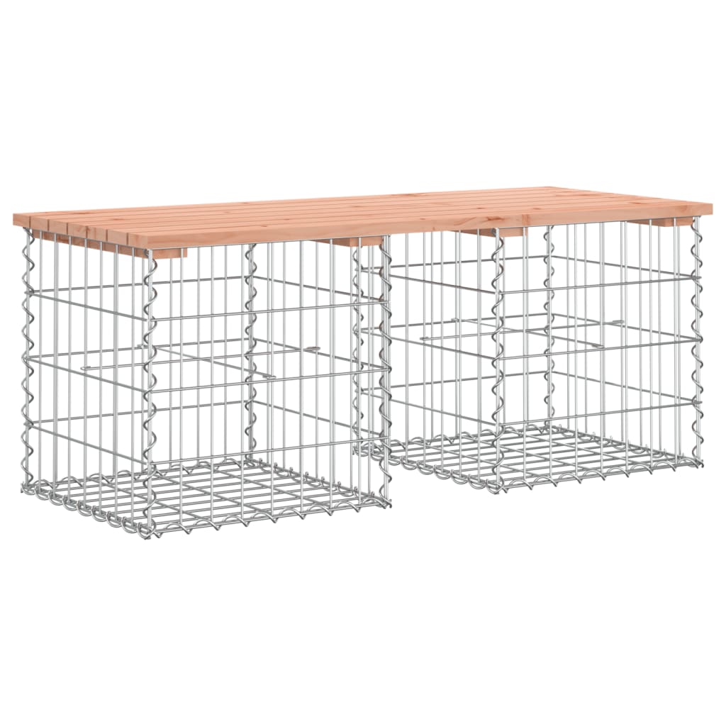 Tuinbank Schanskorfontwerp 103X44X42 Cm Massief Douglashout 44 x 103 x 42 cm Natuurlijk douglashout