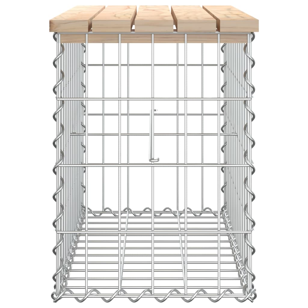 Tuinbank Schanskorfontwerp Massief Grenenhout 63 x 31,5 x 42 cm Natuurlijk grenenhout