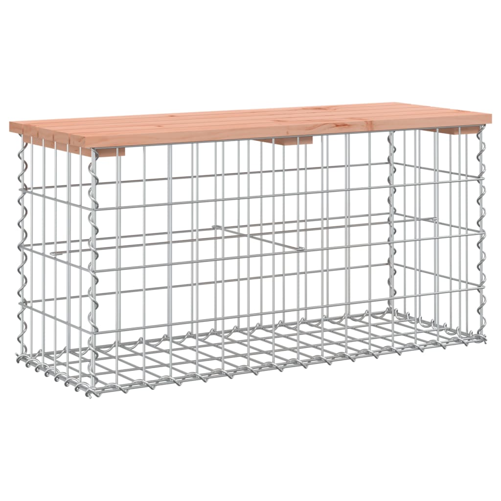 Tuinbank Schanskorfontwerp Massief Douglashout 83 x 31,5 x 42 cm Natuurlijk douglashout
